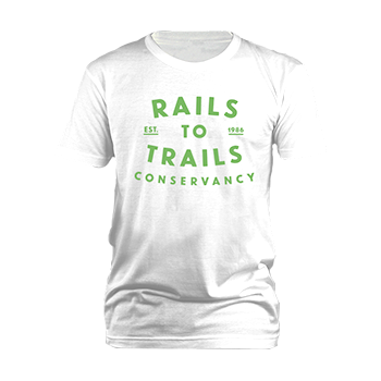Rails-to-Trails Conservancy T-shirt (White)