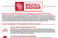 Route of the Badger Fact Sheet