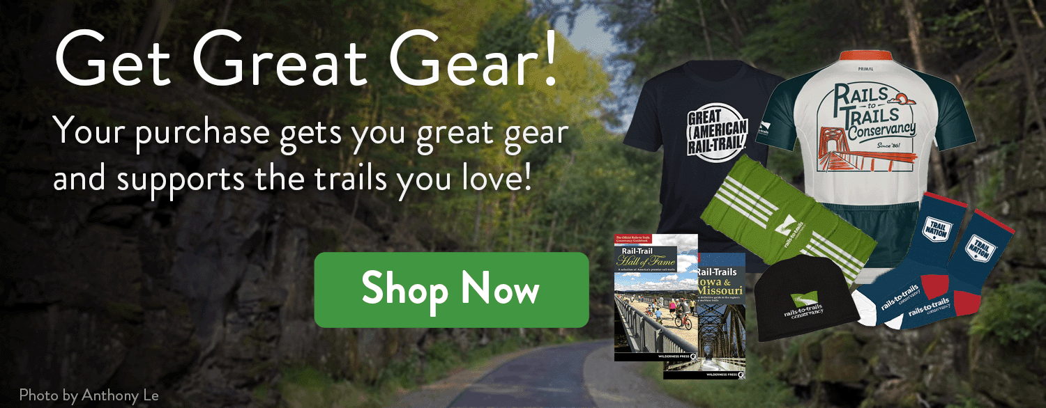 Get Great Gear | Your purchase gets you great gear while supporting the trails you love