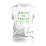 T-shirt Rails-to-Trails Conservancy (white)