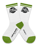 Click here for more information about White and Green Retro Socks